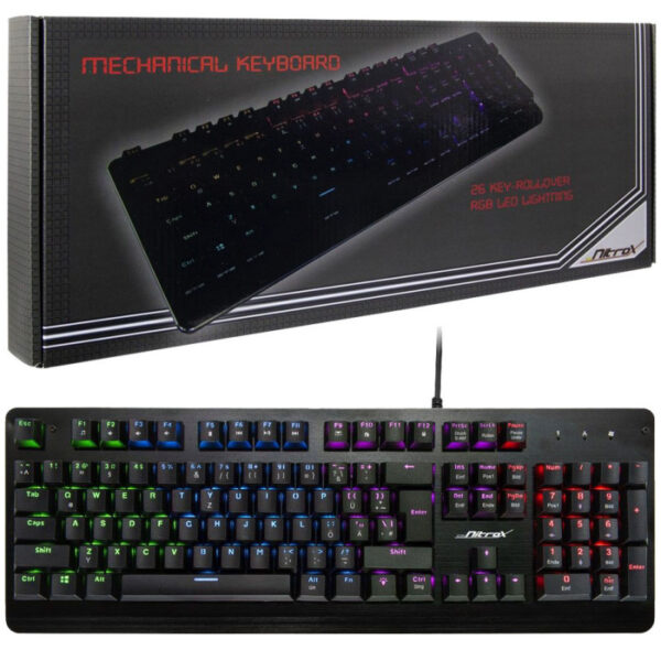 Clavier Gamer NITROX NK-2000ME RVB