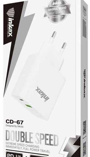 Tete Chargeur INKAX CD-67 3.1A  QC 3.0