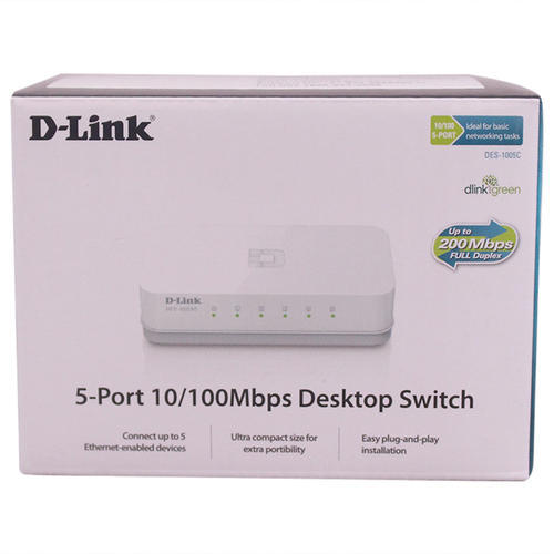 Switcher 5 ports D-link