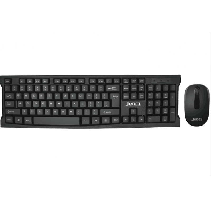 Ensemble Clavier + Souris JEDEL WS610 Sans Fil - Noir