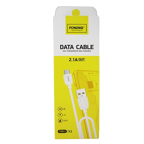 Cable chargeur FONENG X1 Type-C 2.1A