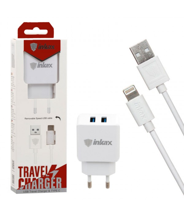 Chargeur INKAX CD-01 2.4A 2xUSB