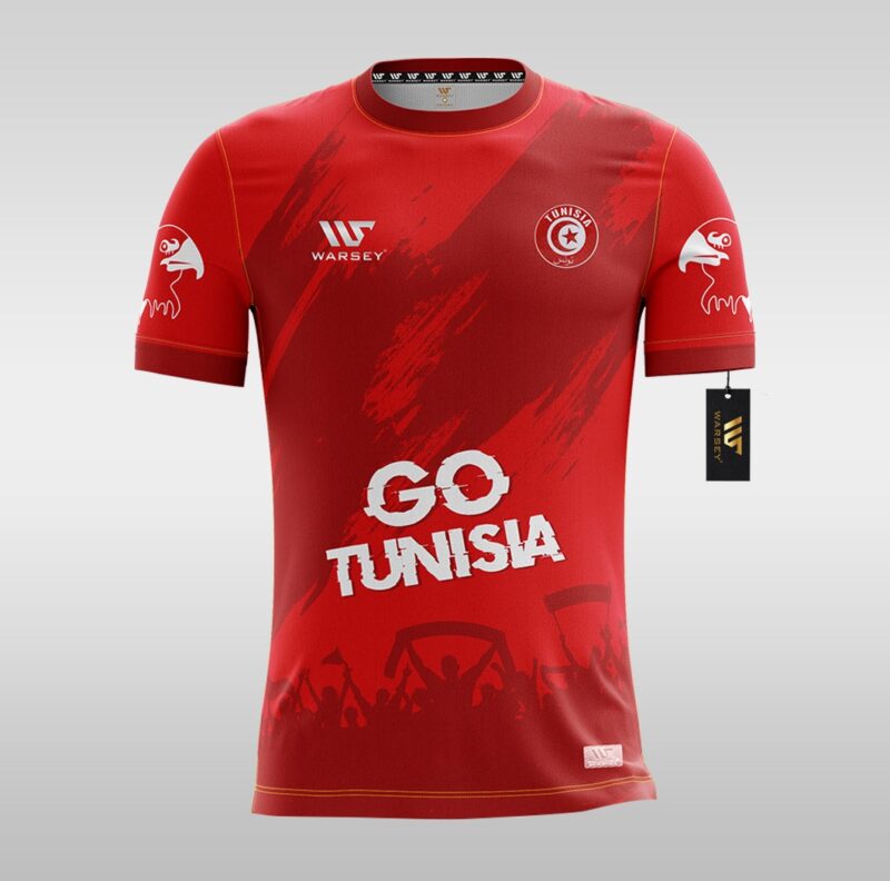 Fans T-Shirt Go Tunisia Model 2