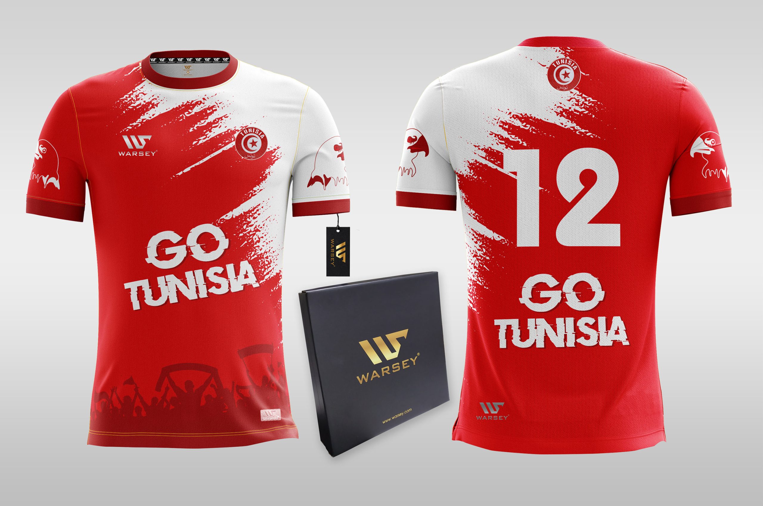 Fans T-Shirt Go Tunisia Model 1 – Image 2