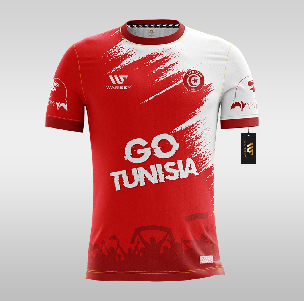 Fans T-Shirt Go Tunisia Model 1