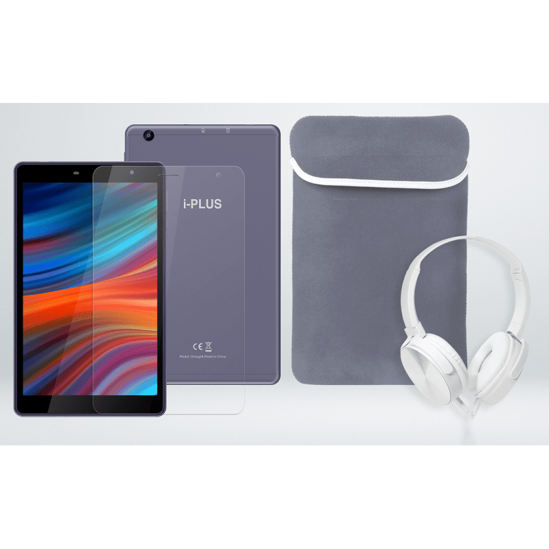 TABLETTE IPLUS OMEGA 7 / 3G / 1 GO / 32 GO  ETUI EN SILICONE + FILM DE PROTECTION + CASQUE FILAIRE
